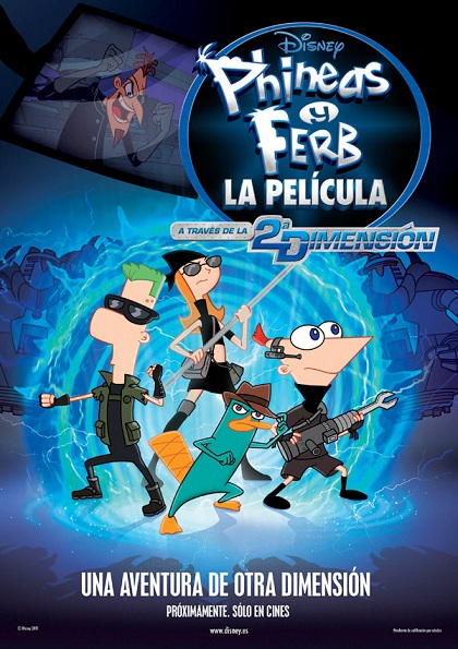 Phineas Y Ferb: A Través De La Segunda Dimensión